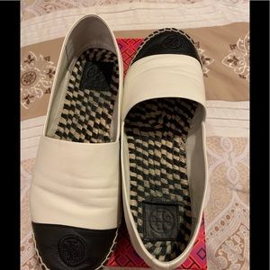 Tory Burch color block platform wedge